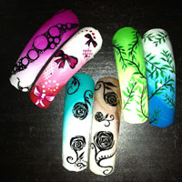 Peintures miniatures - Missratdeconails - esthéticienne: Manucure, pédicure, soins, massage, épilation, maquillage, onglerie et nails à Laeken et dans la région de Bruxelles