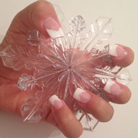 Modèle neige éternelle - Missratdeconails - esthéticienne: Manucure, pédicure, soins, massage, épilation, maquillage, onglerie et nails à Laeken et dans la région de Bruxelles
