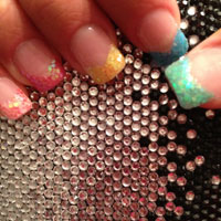 Modèle strass ou stress - Missratdeconails - esthéticienne: Manucure, pédicure, soins, massage, épilation, maquillage, onglerie et nails à Laeken et dans la région de Bruxelles