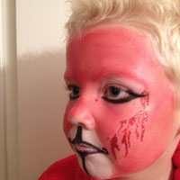 Grimage diable - Missratdeconails - esthéticienne: Manucure, pédicure, soins, massage, épilation, maquillage, onglerie et nails à Laeken et dans la région de Bruxelles