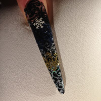 Stiletto nouvel an - Missratdeconails - esthéticienne: Manucure, pédicure, soins, massage, épilation, maquillage, onglerie et nails à Laeken et dans la région de Bruxelles
